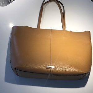 Shopper bag, camel color, gently used